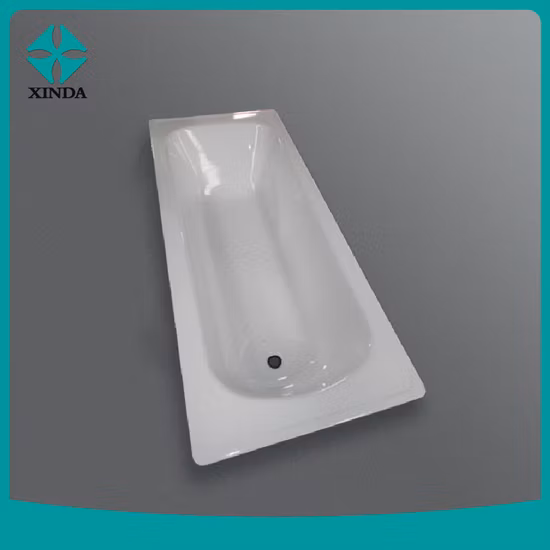 New Products Factory Direct Sale OEM CE Steel Bath Tub Enamel Surface with Fired Antislip