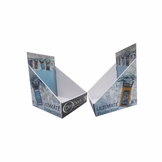 Affichage de compteur PDQ de table en carton OEM pour maquillage cosmétique