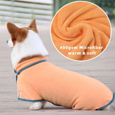 Serviette de bain Super Dog Serviette de bain en microfibre pour chien Peignoir pour animaux de compagnie Produit pour animaux de compagnie