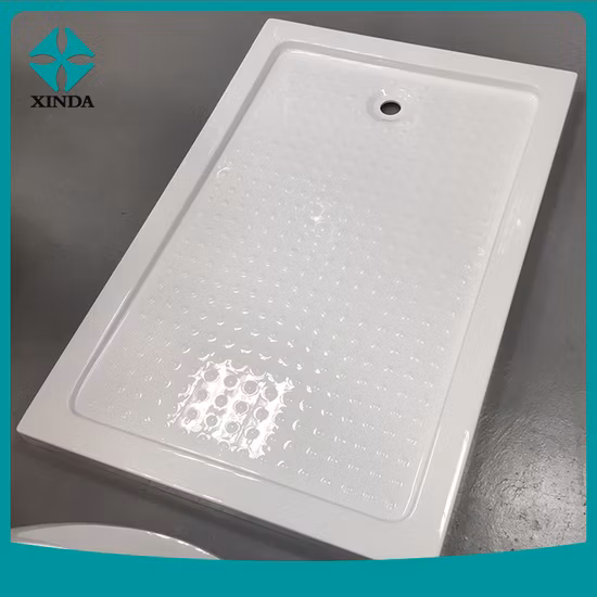 Base de douche à seuil unique, receveur de douche bon marché en acrylique OEM / ODM, produits de salle de bain